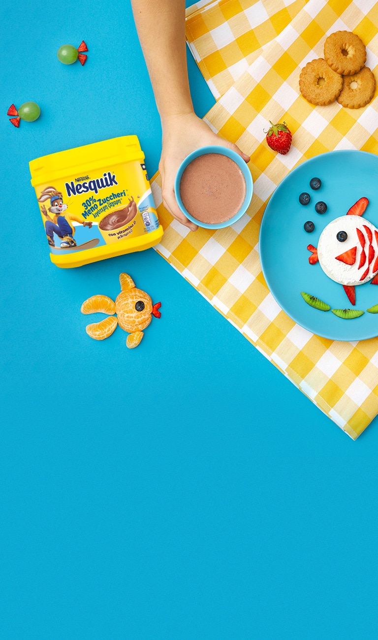 Confezione di Nesquik 30% Meno Zuccheri