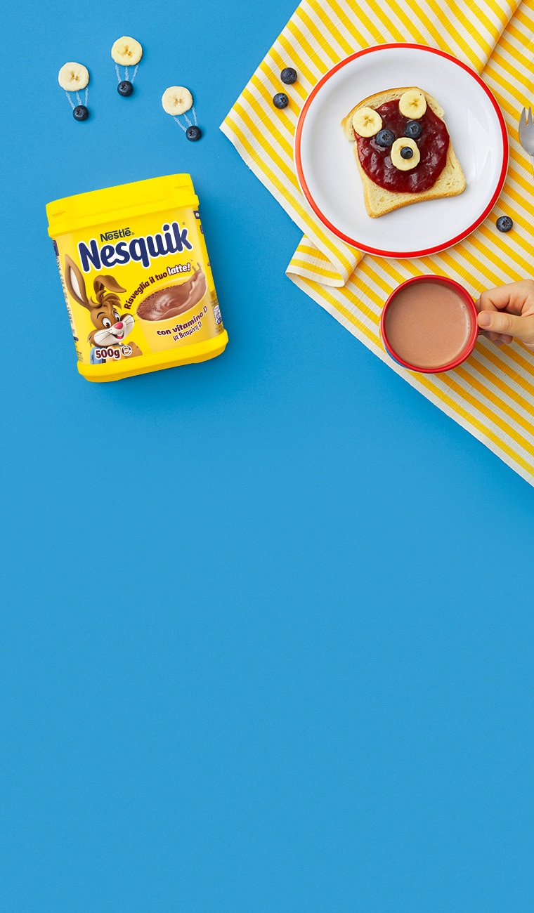 Confezione di polvere di cacao Nesquik cacao solubile