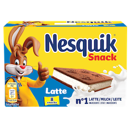 Confezione Nesquik Snack al latte da 8x26g