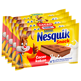 Confezione Nesquik Snack al cacao da 5x26g