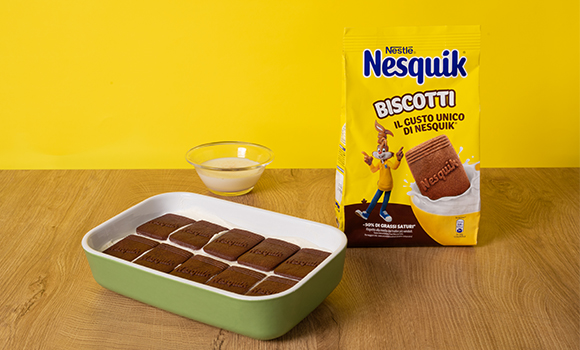 Step 3 Biscotti gelato Nesquik